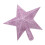 Christmas tree topper sparkle star 20 cm pink 3