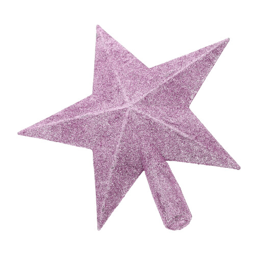 Christmas tree topper sparkle star 20 cm pink 2