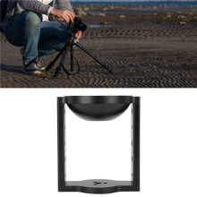 3X Metal Tripod  Bowl Riser Versatile Aluminum Alloy Hi-Hat Riser with 100mm Bowl Adapter for Photography Tripod