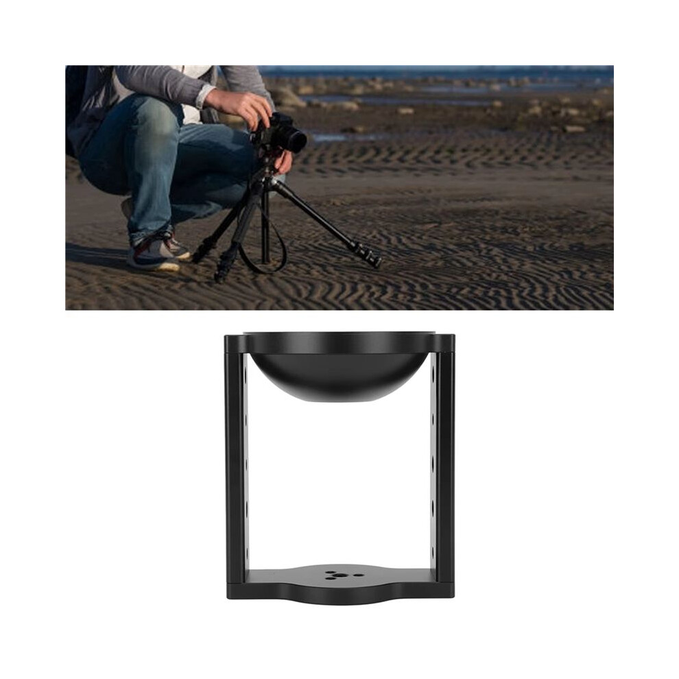 3X Metal Tripod Bowl Riser Versatile Aluminum Alloy Hi-Hat Riser With 100Mm Bowl Adapter For Photography Tripod 6033970309501