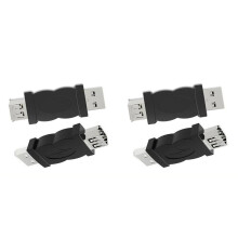 4x USB Naar 1394 6P Connector USB Naar Firewire Multifunctioneel Draagbaar Handig 6-Pins USB Mannelijk Naar 1394 Converter
