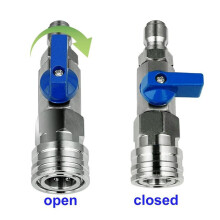 2X High Pressure Washer Valve Kit 3/8 NPT Quick Connector 4500 PSI for Power Washer Hose
