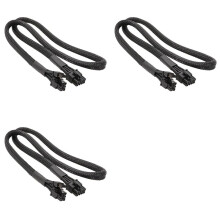 3X Cavo di Alimentazione PCIe da 8 Pin A 6+2 Pin, GPU da 8 Pin A 6 Pin, PSU Modulare per AXi HXi RMi RMX RM SF CS-M CX-M Series
