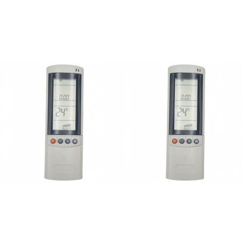 2X Air Conditioner RC-7 Remote Control Remote Control Replace for ELECTRA, Airwell, Emailair, Elco Air Conditioning