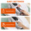 Living And Home 12-Speed Under-desk Electric Elliptical Machine Arms Legs Trainer 4