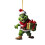 Grinch ornament acrylic green 1 piece 2