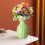Ceramic Bud Vase 3" Small Modern Vase for Home Decor 2