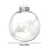 Clear Plastic Fillable Christmas Baubles 3 Sizes 3