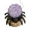 Natural Crystal Spider Lamp for Halloween Decoration 2