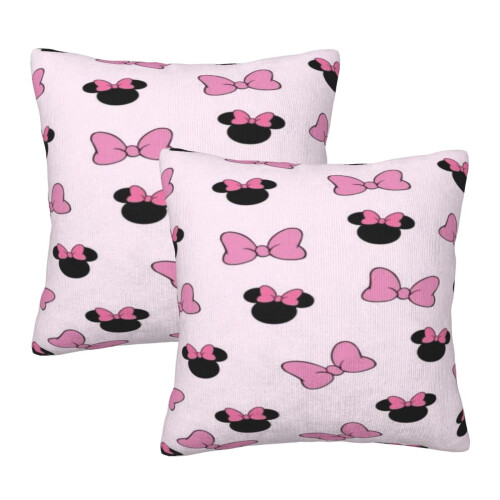 Fețe de pernă Mickey Mouse, 40x40 cm, pachet de 2