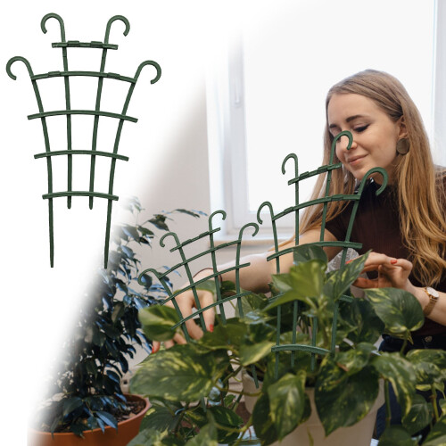 Stabelbart espalier til indendørs planter, 8 stk. PP-plast 1
