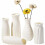 Milky White Shatterproof Plastic Vase 1pc 5