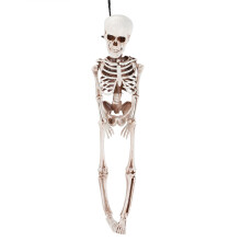 Livsstørrelse, justerbar plastikskeletdekoration