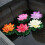 Flor de lótus artificial para aquário e lago 3