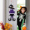 Træheksedørskilt Halloween-dekoration 5