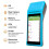 For Android PDA Printer Mobile Receipt Bill  Thermal Printer 5.5In HD Touch Screen Support 1D/2D Scanning US Plug 6