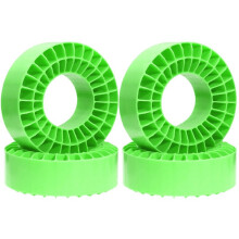Neumáticos de 2,2 Pulgadas con Inserto de Silicona Suave Antiespuma de 125 mm para Plataformas de Coches RC Crawler 1/10 TRX4 SCX10 III CJ-7 Capra