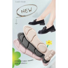 Memory Foam Insoles Women High-heel Shoes Insoles Anti-slip Cutable Insole Comfort Breathable Heel Protection Massage Shoe Pads