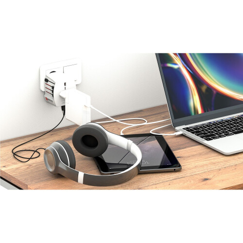World travel adapter MUV USB 12W Ungrounded 2