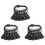 18PCS Bit Holders Keychain, 1/4 Inch Hex Shank Bit Holders, Quick-Change Design for Nut Driver, Screwdriver & Drill Bits 1