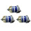 3X  Filter Oil Water Separator Single Cup Assembly 7111-296 HDF296 Universal Fuel Filter 296 Filter Elements 1