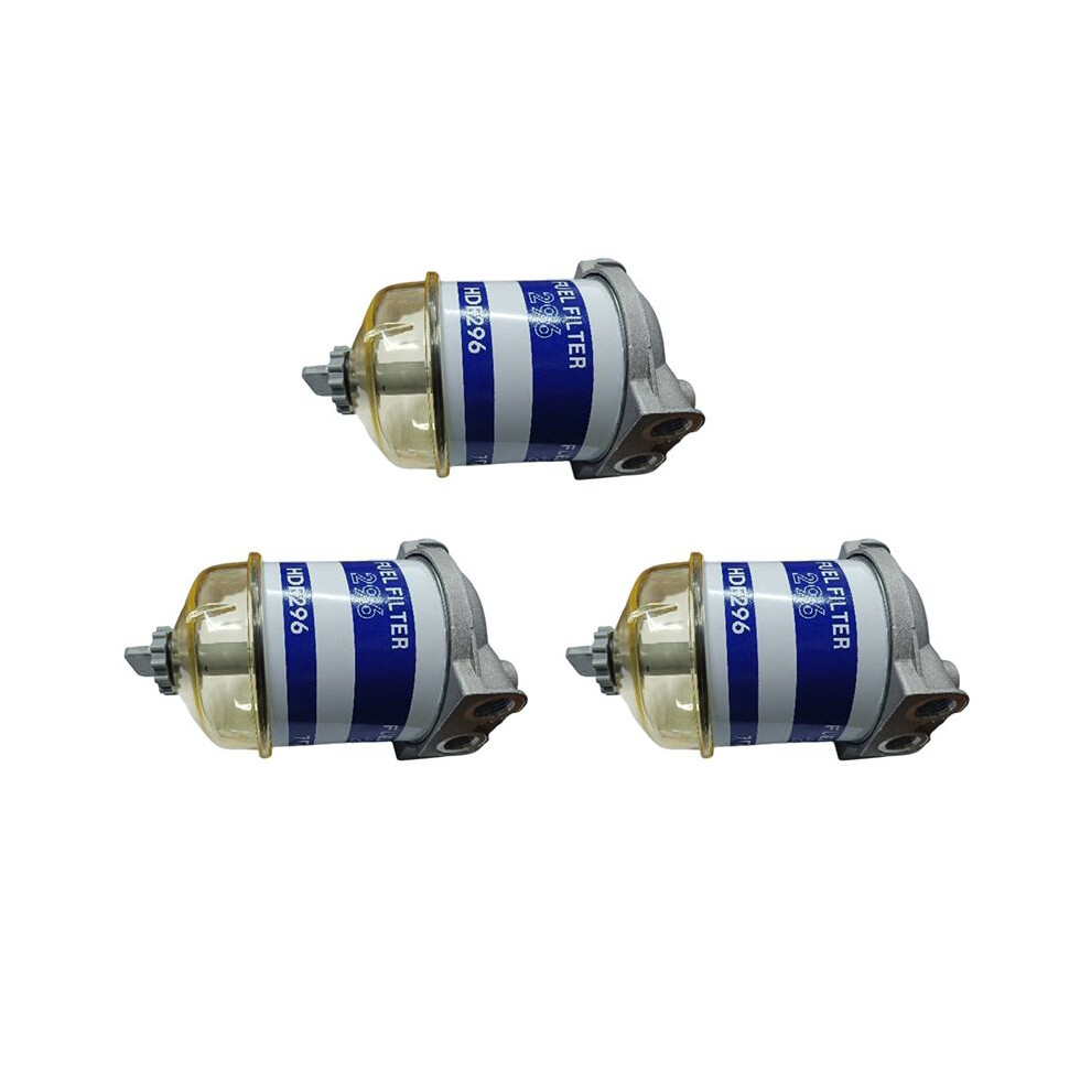 3X Filter Oil Water Separator Single Cup Assembly 7111-296 Hdf296 Universal Fuel Filter 296 Filter Elements 4713154463220