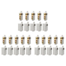 Kit de 30 Tuercas para Conectores de Cables Tipo T de Calibre 6 AWG, Terminal de Conexión de Cableado Rápido de 80 A, Conector Rápido de Empalme
