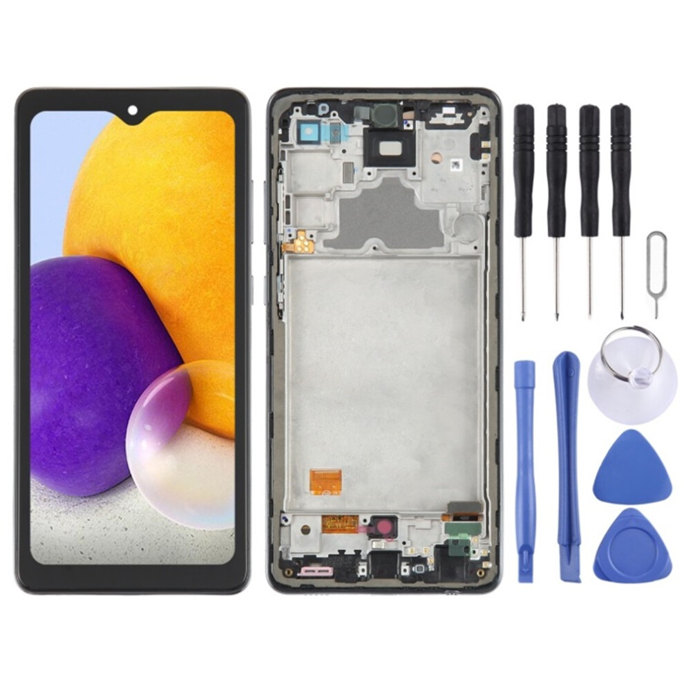For Samsung Galaxy A72 Sm-A725 6.36 Inch Oled Lcd Touch Assembly With Frame 6963311547012