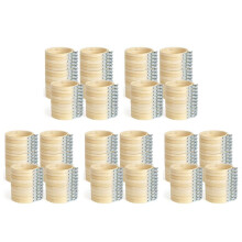 240Pieces 3Inch Embroidery Hoop Embroidery Hoop Bamboo Round Hoop for DIY Needlework, Sewing and Crafts 8cm