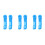 6Pcs Blue Holder Comfort Grip Floss Pick for Daily Use 6