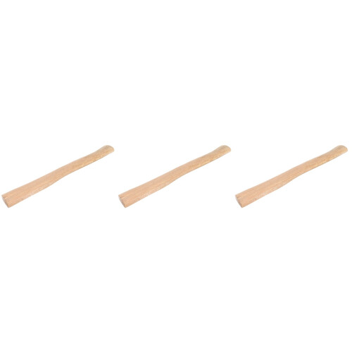 3Pcs Replacement Wooden Handle Khaki Durable Grip for Camping 2