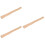 3Pcs Replacement Wooden Handle Khaki Durable Grip for Camping 6