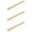 3Pcs Replacement Wooden Handle Khaki Durable Grip for Camping 7