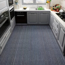 (Seven stripes grey, 80cmX160cm) A Seven-Striped Carpet Runner Suitable for The Living Room, Entrance Mat, Bedroom, Kitchen