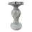 Silver Crushed Diamond Side Table 60cm Decor 1