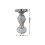 Silver Crushed Diamond Side Table 60cm Decor 2