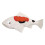 Koi Fish Garden Statue Ceramic with Stake 1 Piece 2