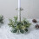 Christmas candle ring red berries snowy pine rustic 3