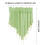 Beaded Triangle Sheer Valance Curtains 51x24 in 3