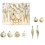Blue Shatterproof Christmas Ornaments Snowflakes Icicles 2