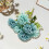 Bouquet di crisantemi arancioni artificiali (6 steli) 5