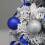 Christmas Balls Blue 6cm Shatterproof Electroplated 24 Pcs 4