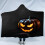 Halloween-teppe med hette for barn, dobbelt lags lur 1