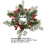 Christmas wreath candle ring with red berries and pinecones 3