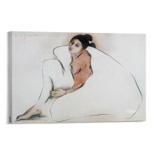 RC Gorman Nude Native American Woman Canvas Print8x12in