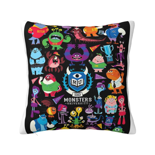 Monsters University Plush Pillowcase with Zipper