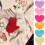 Plush Heart Pillow Purple 5.9 inch 3