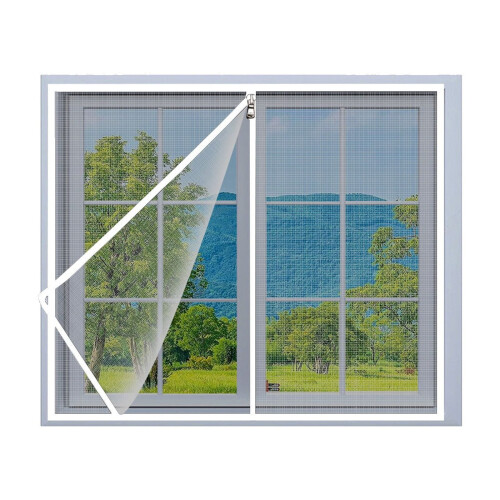Rustfrit stål vinduesskærm 91x122 cm 1