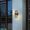 Applique da esterno nera, impermeabile IP65, 12W 5