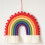 Tapestry Pendant Wall Hanging Hand Woven Rainbow 1 Pc 5